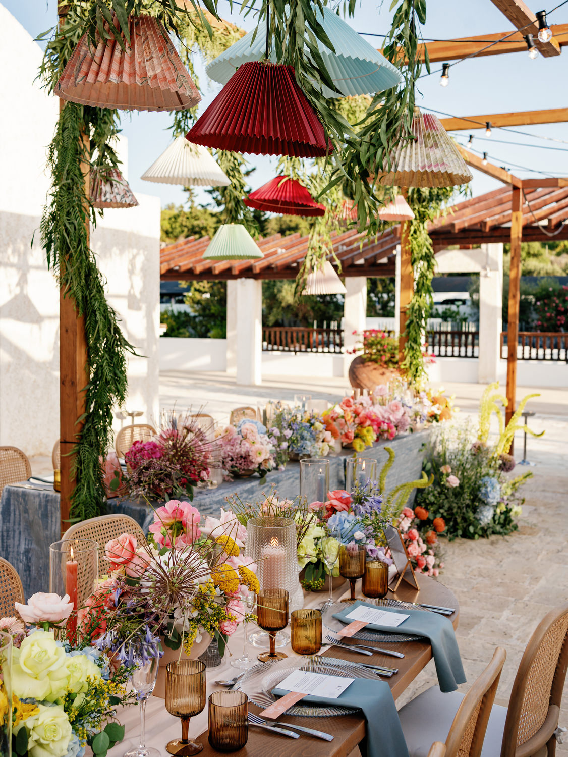 Luxury destination wedding setting at Anassa Beach Resort in Cyprus