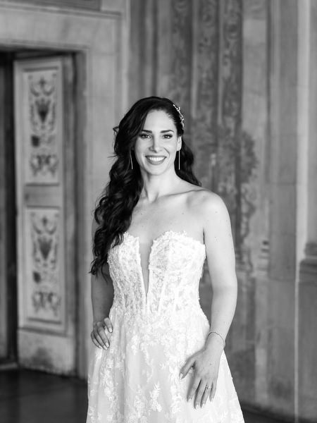 Timeless bridal portrait at Villa Corsini a Mezzomonte, luxury Florence wedding in Tuscany.