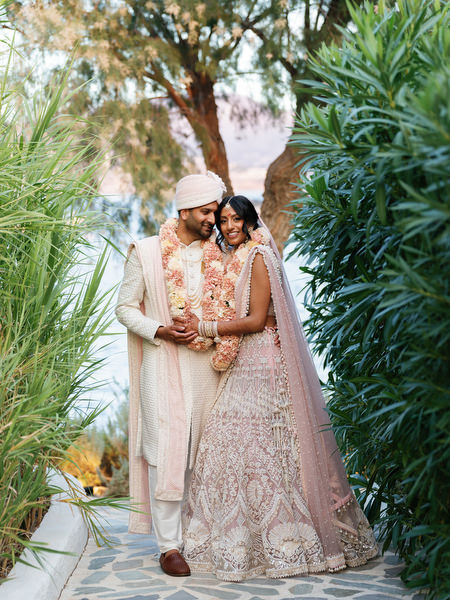 Intimate portrait surrounded by Mediterranean plants at Island Resort the Residence