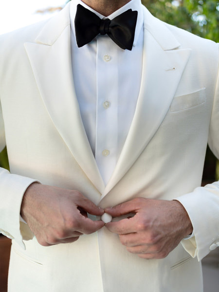 Luxury groom detail at Athens Riviera wedding.