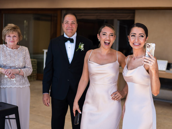 First look family reactions at Island Resort Athens Riviera.