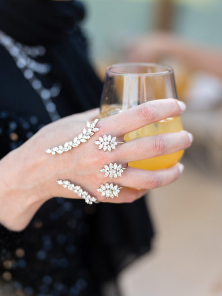 Luxury wedding guest detail Athens Riviera.