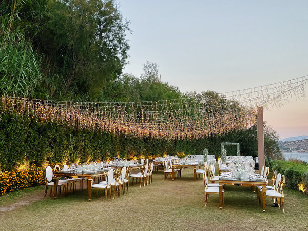 Island Resort Athens Riviera reception setup Athens.