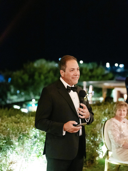 Father of the bride speech Athens Riviera wedding.