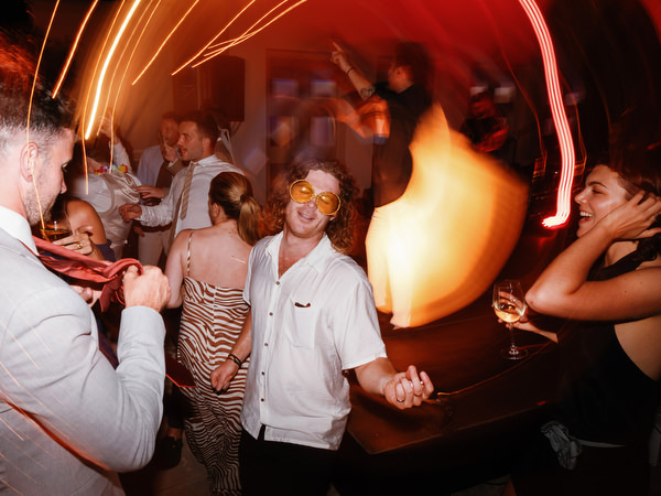 High energy dance floor at Anassa Hotel Cyprus destination wedding.