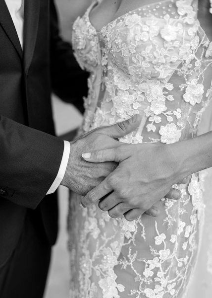 Wedding detail shot at Villa Berenice Antiparos.