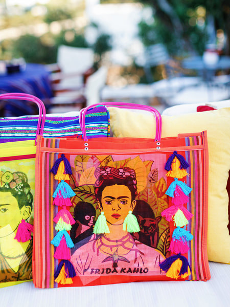 Frida Kahlo inspired decor at Mexican fiesta pre-wedding party