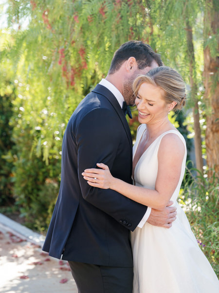Elegant romantic portrait at Aria Estate wedding venue