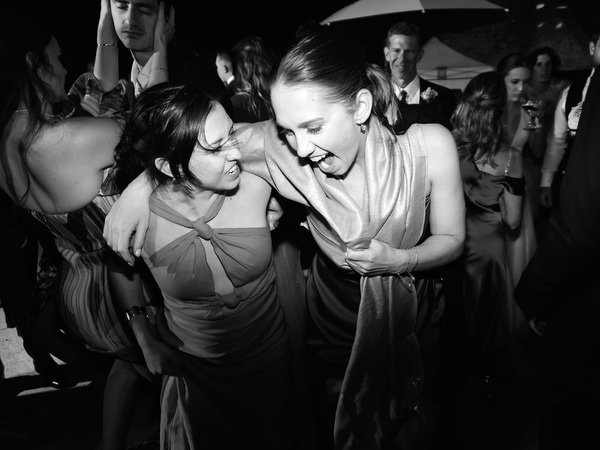 Luxury destination wedding party at Aria Estate