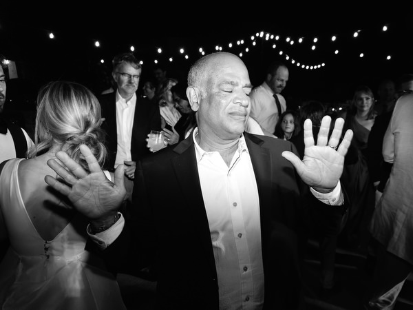 Wedding party energy at Aria Estate reception