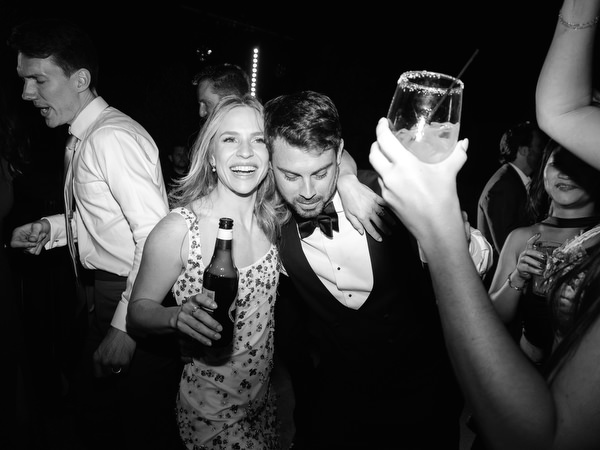 Night dance floor celebration at Aria Estate Peloponnese