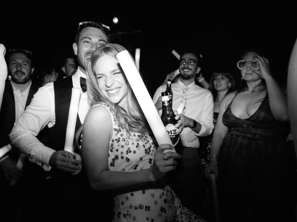 Bride and groom dancing at Aria Estate destination wedding