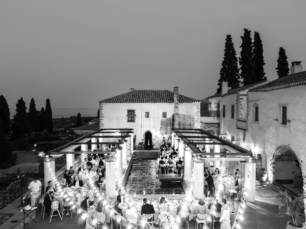 Evening reception at Kinsterna Hotel Monemvasia Greece.