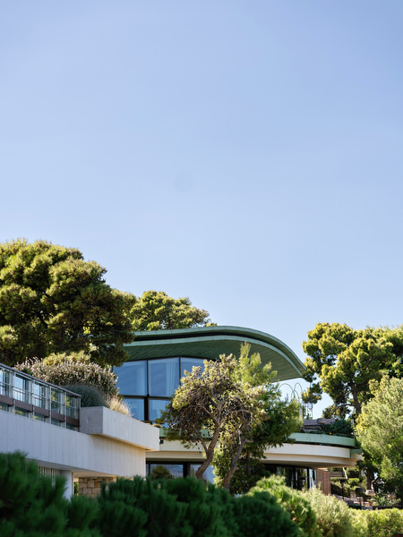 Modern architecture of Four Seasons Astir Palace on the Athens Riviera