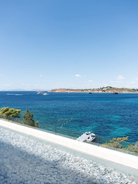 Aegean Sea view from Four Seasons Astir Palace during a luxury Athens Riviera wedding