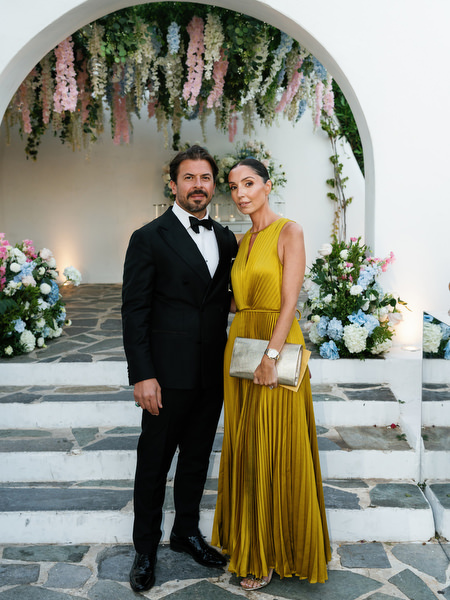 Elegant guests at The Residence at Island Athens