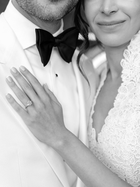 Wedding ring detail during luxury Athens destination wedding