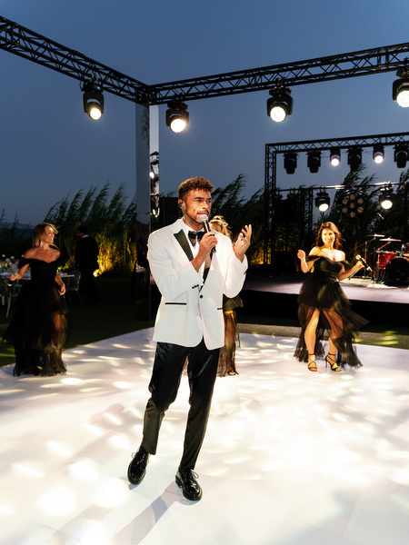 Athens Riviera luxury wedding party at Island Resort