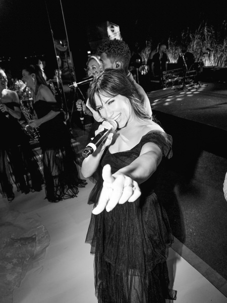 Live entertainment at luxury Athens Riviera wedding