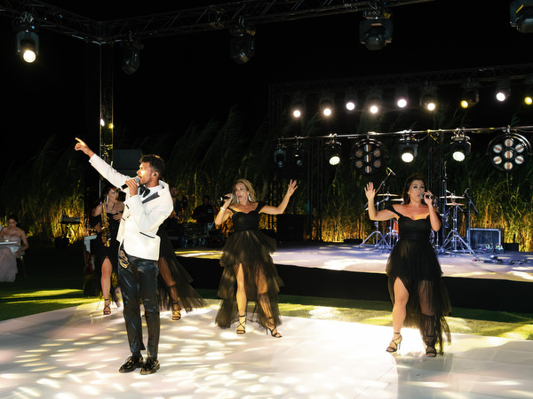 Athens Riviera luxury wedding party at Island Resort