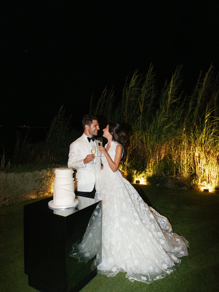 Luxury wedding reception at Island Resort Athens Riviera