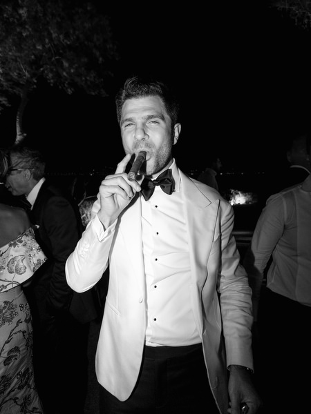 Black-tie wedding night celebration in Athens Greece