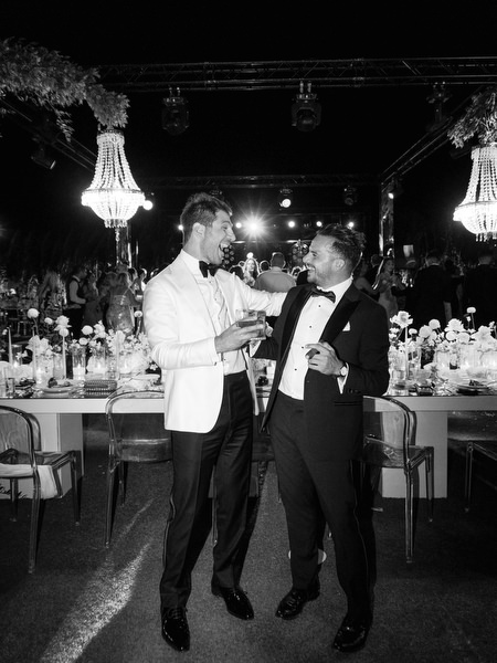 Black-tie wedding celebration at The Residence at Island Athens