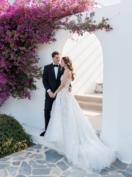 Couple portrait at The Gallery Island Resort Athens Riviera.