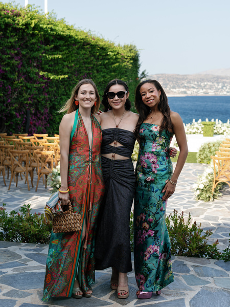 Wedding guests at The Gallery Island Resort Athens Riviera.