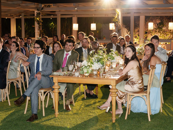 Evening reception at The Residence Island Resort Athens Riviera.